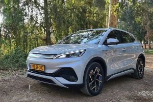 BYD Atto 3 - den mest solgte bilmodel i Israel 1-3. kvartal 2023