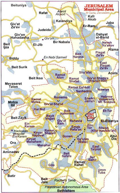 Jerusalem Kommune (Municipal Area)