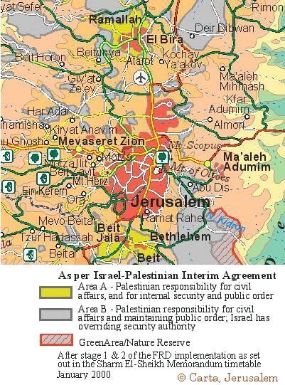 Palstinensiske omrder uden for Jerusalem