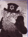 Den onde jøde (tegning fra en officiel palæstinensisk avis)